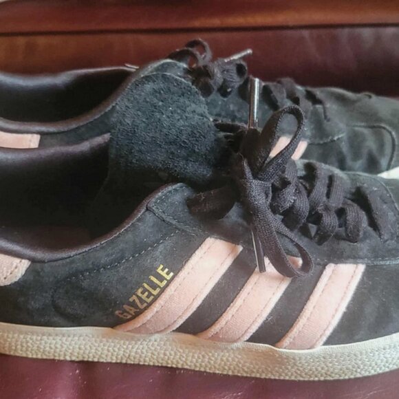 Adidas Originals Gazelle Men's Athletic Shoe Suede Sneaker Trainers - Pink/Black - Picture 4 of 6